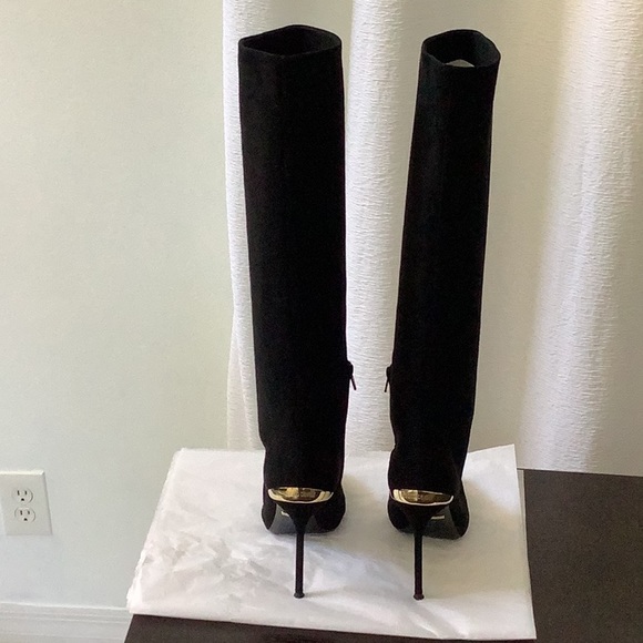 Roberto Cavalli high heels boots black,sz 40 Italy - Picture 4 of 6